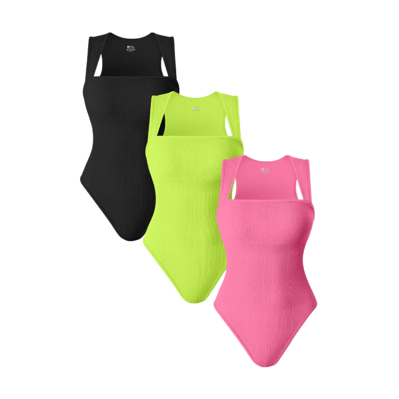 Noovea | Ärmellose Bodysuit mit eckigem Ausschnitt