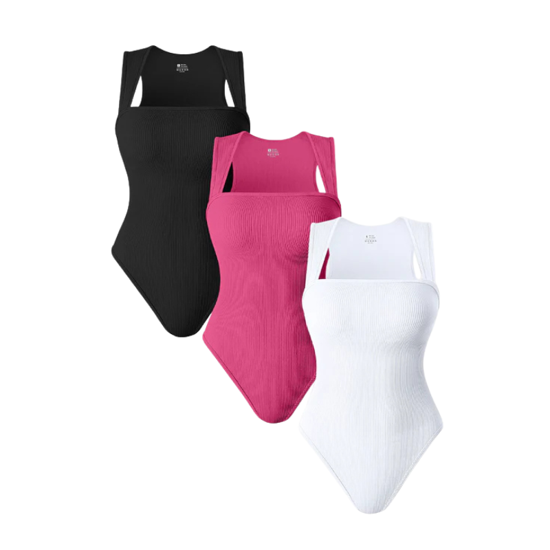 Noovea | Ärmellose Bodysuit mit eckigem Ausschnitt