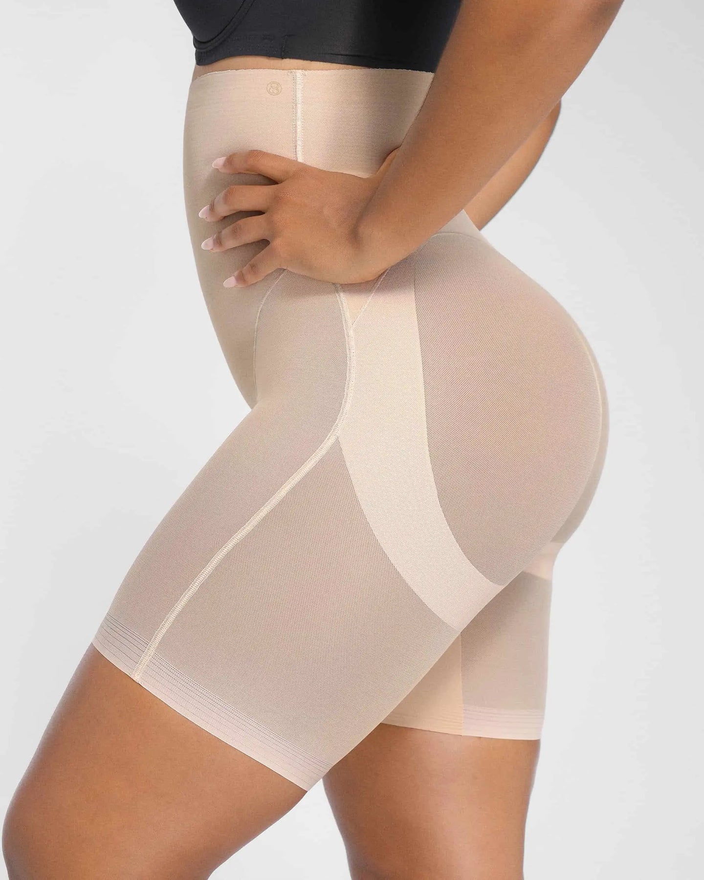 BOOT-YEAH™ MeshSmooth™ High-Waisted Mid Thigh Short
